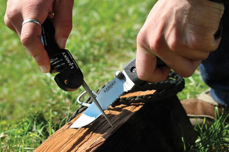 Lansky Sharpeners PSMED01 Tactical Blademedic Knife Sharpener, 4 In