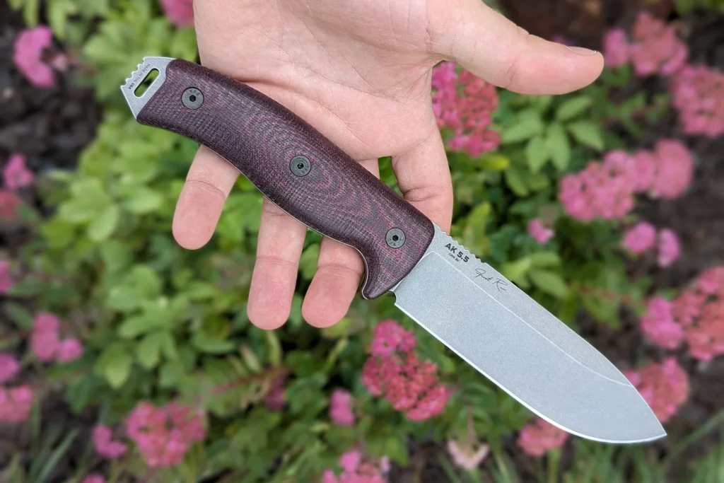 Person holding a knife