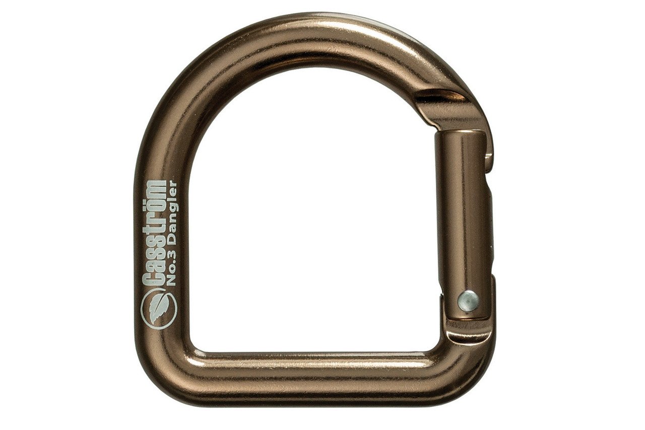Casstrom 10110 Carabiner Only - Antique Brass