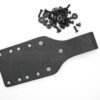 #1 Leather Backer WITHOUT Firesteel Loop, BLACK | Fits AK 5.5 / 6.5 / 8 Sheaths