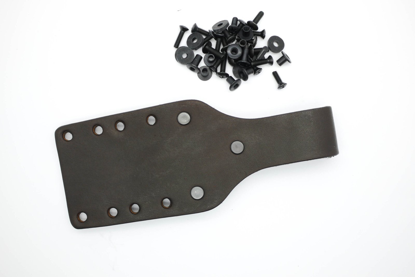 #1 Leather Backer WITHOUT Firesteel Loop, BROWN | Fits AK 5.5 / 6.5 / 8 Sheaths