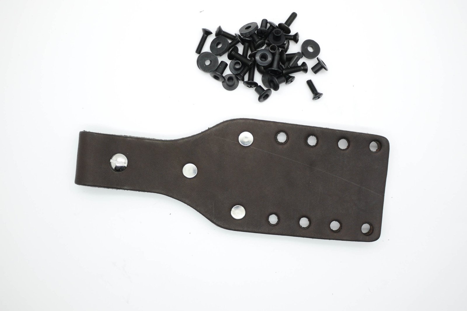 #2 Leather Backer WITHOUT Loop, BROWN | Fits AK 3 / 3.5 / 4.5 Sheaths