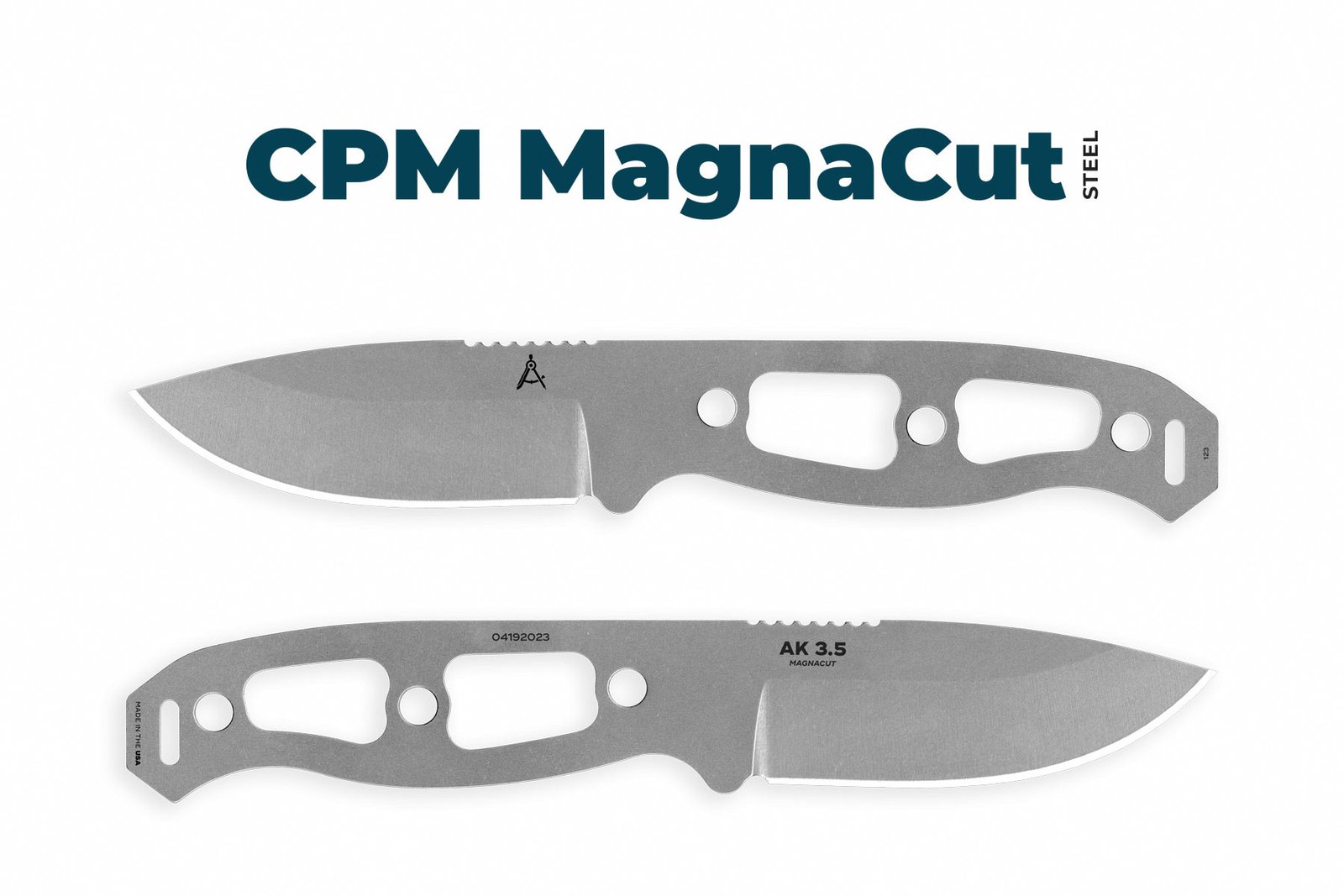 Architect® AK 3.5 Blade Only - Uncoated MagnaCut Steel - High Saber Grind