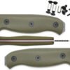 Handle Kit for AK 3.5 and AK 4.5 - Ranger Green w/ Red Liner G10