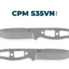 Architect® AK 4.5 Blade Only - Uncoated S35VN Steel - High Saber Grind