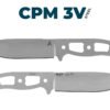 Architect® AK 5.5 Blade Only - Uncoated CPM-3V Steel - High Saber Grind