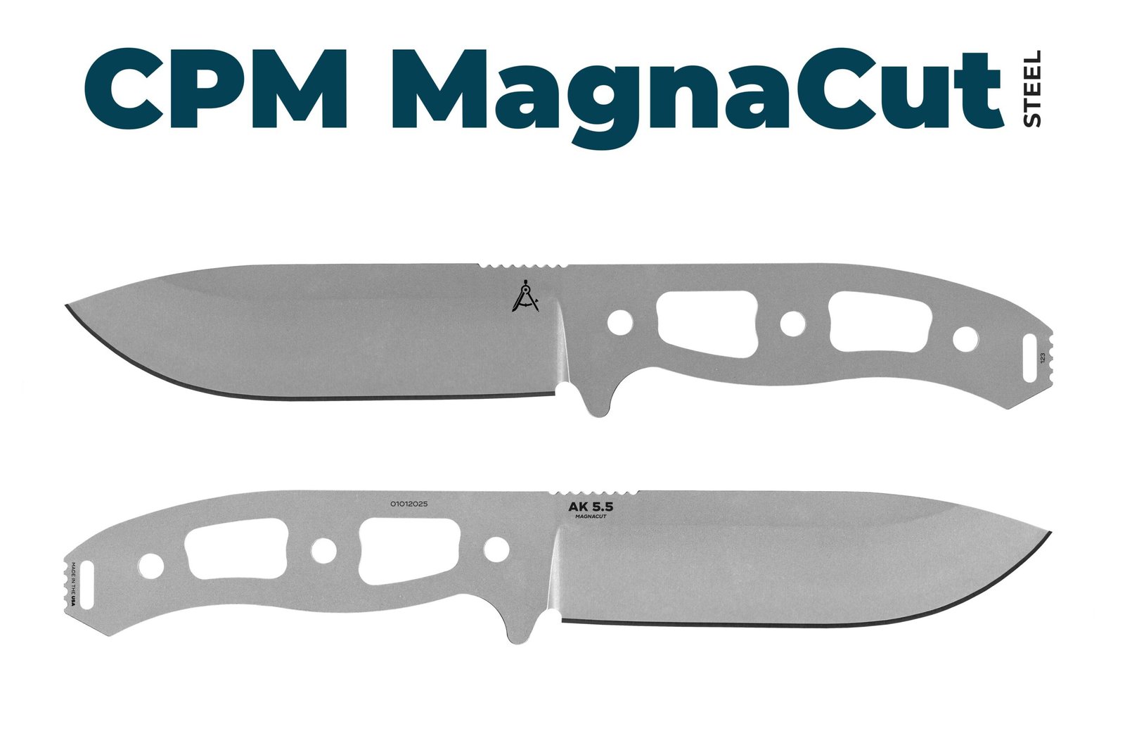 Architect® AK 5.5 Blade Only - Uncoated MagnaCut Steel - High Saber Grind