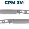 Architect® AK 8 Blade Only - Uncoated CPM-3V Steel - High Saber Grind