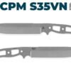 Architect® AK 8 Blade Only - Uncoated S35VN Steel - High Saber Grind