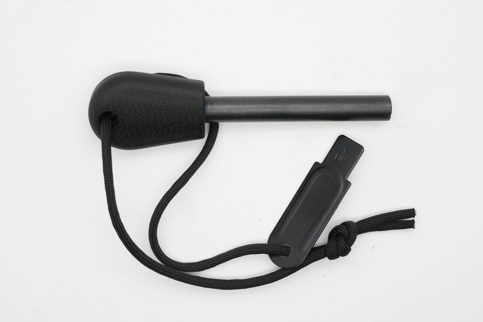 AK Firesteel Ferrocerium Rod - Black G10 Handle