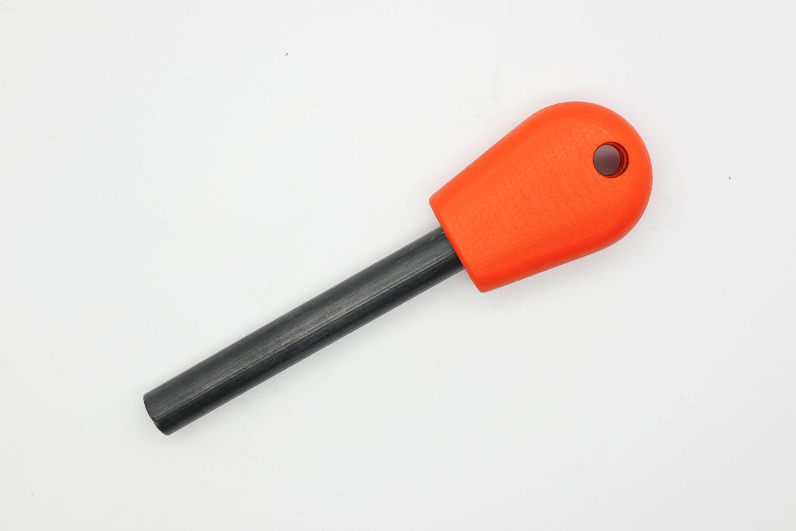 AK Firesteel Ferrocerium Rod - Blaze Orange G10 Handle