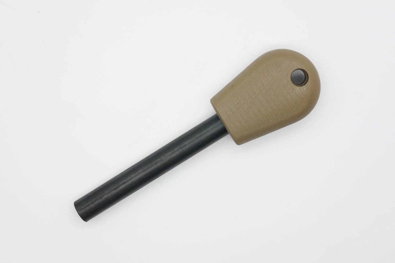 AK Firesteel Ferrocerium Rod - Double Red Canvas Micarta