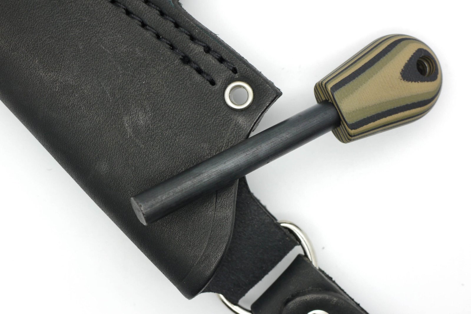 AK Firesteel Ferrocerium Rod - Mil Spec Camo G10 Handle