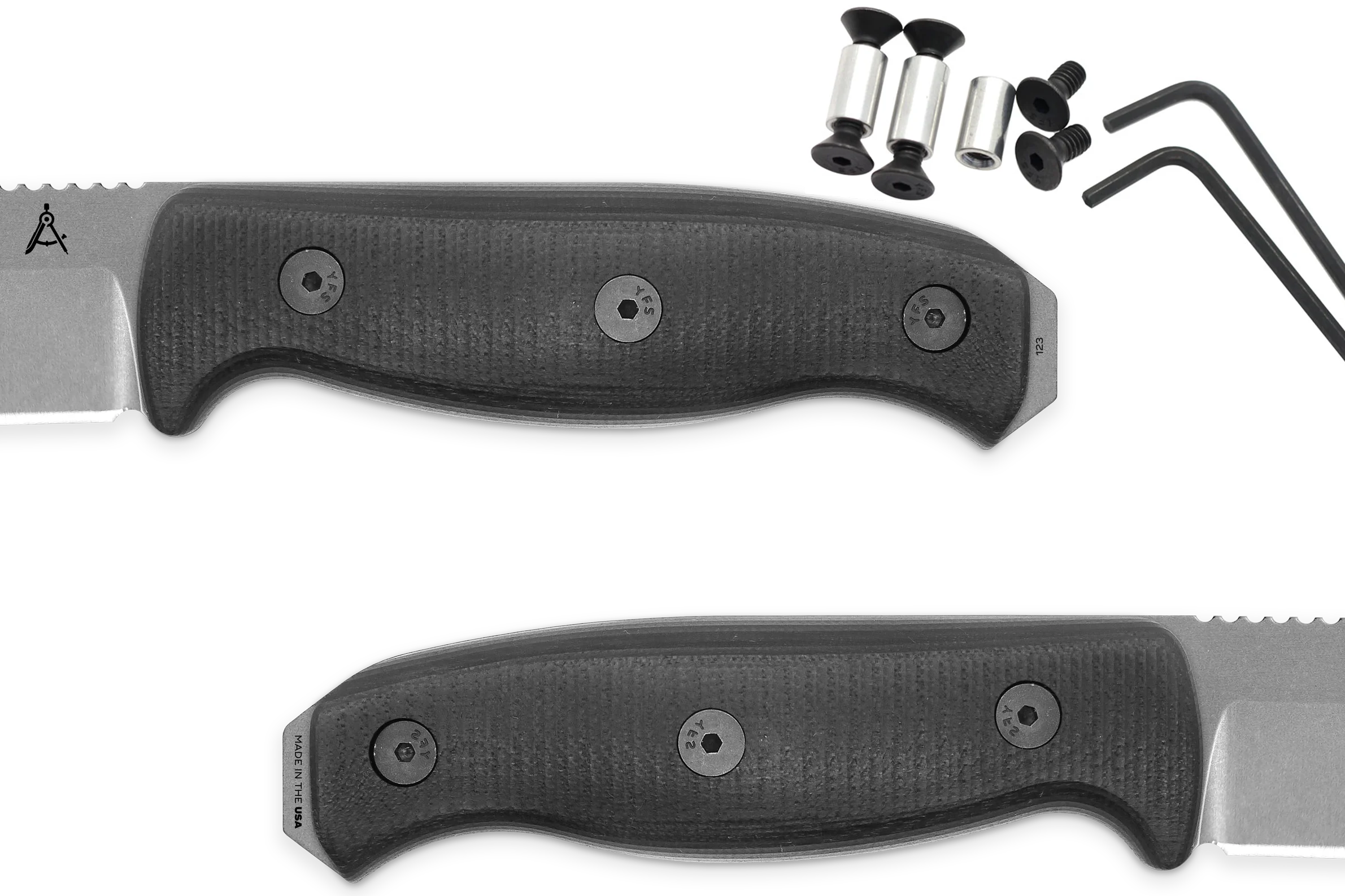 Handle Kit for AK 3.5 and AK 4.5 - Black G10