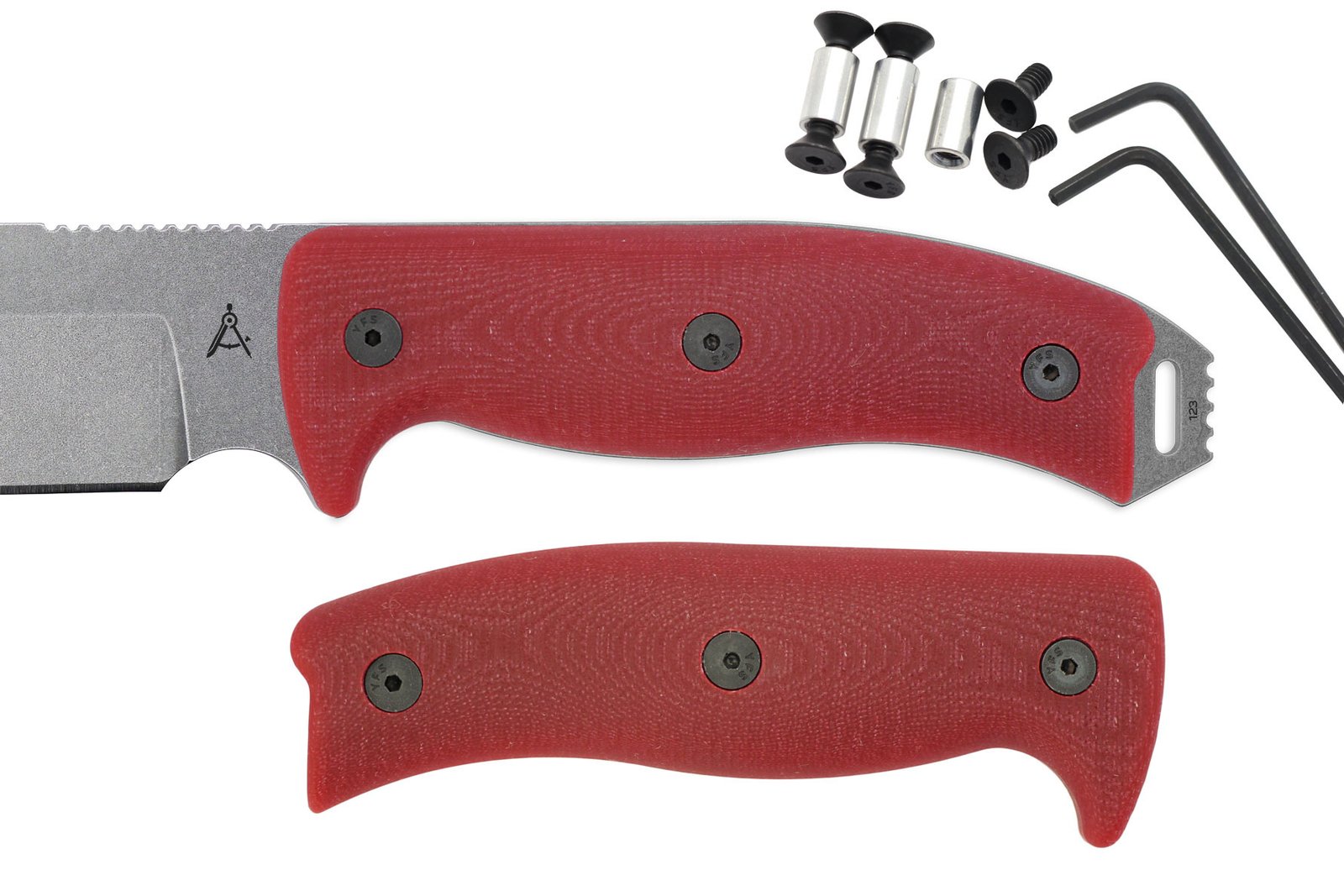 Handle Kit for AK 5.5 / AK 6.5 and AK 8 - Red G10