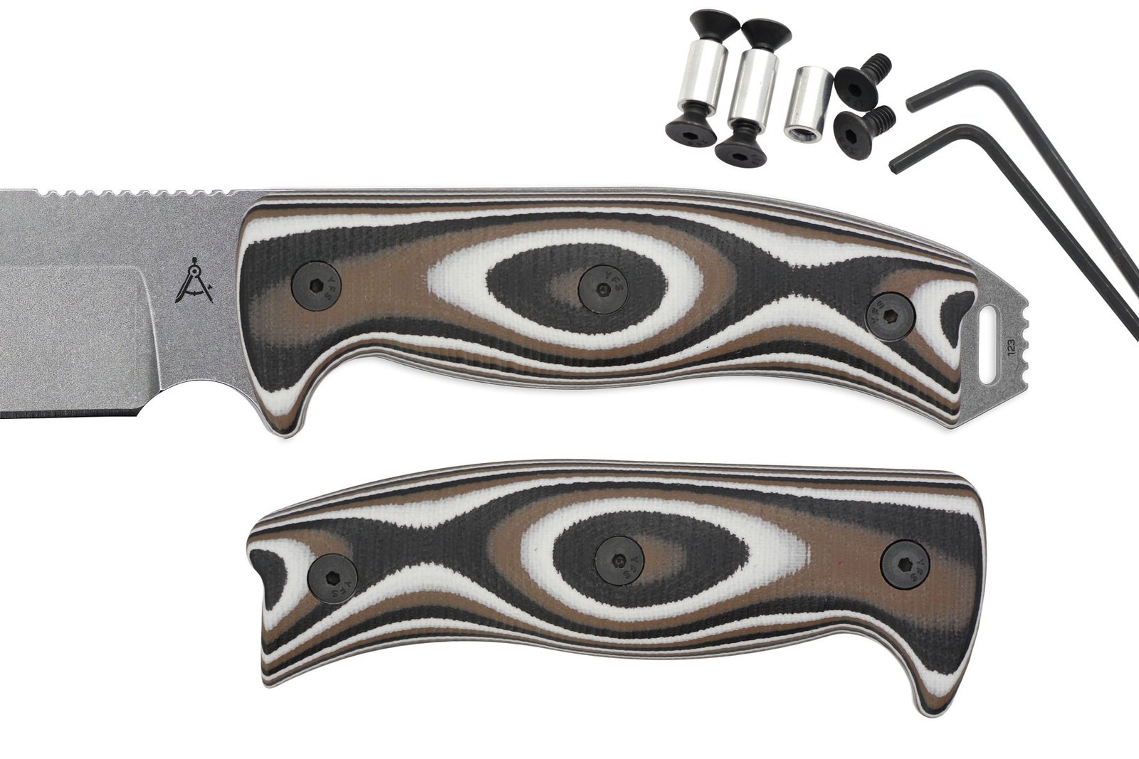 Handle Kit for AK 5.5 / AK 6.5 and AK 8 - Winter Forest G10