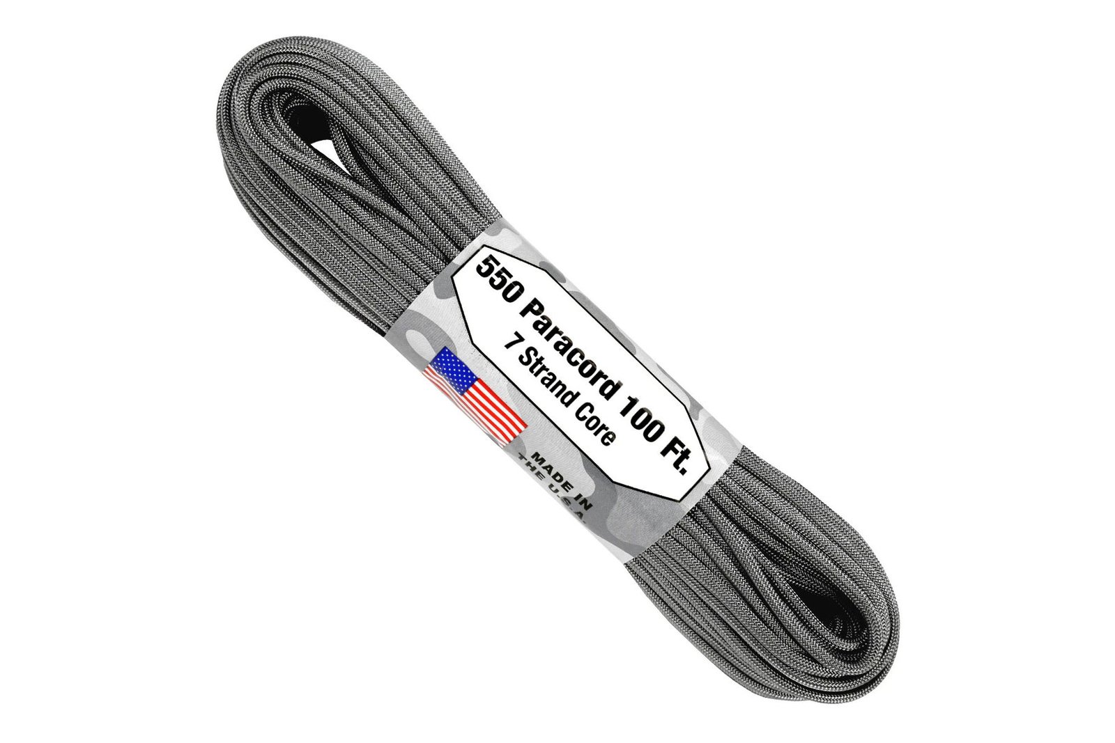 Atwood 550 - 100 Ft. - Graphite - 7 Strand Core Paracord