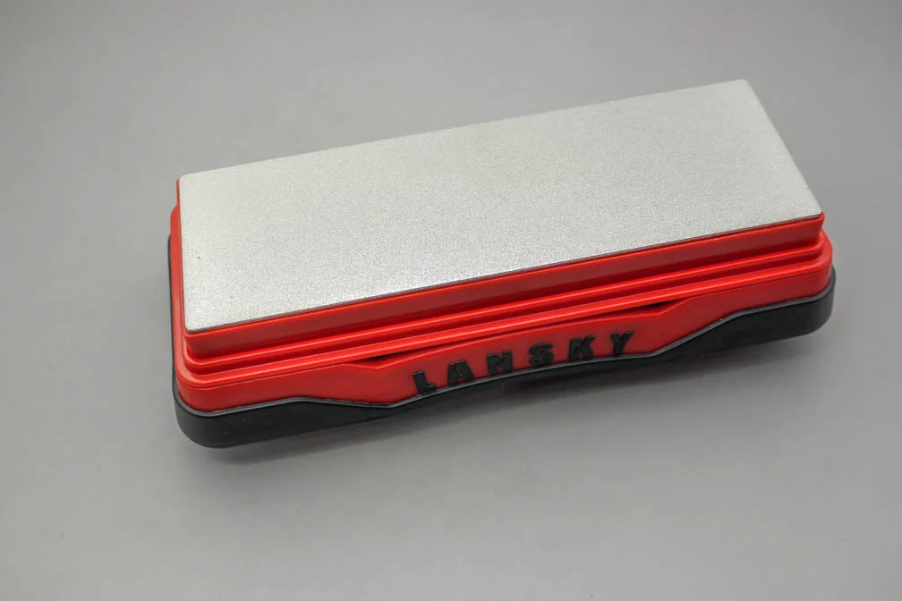 Lansky Sharpeners: 6 X 2 Double-Sided Diamond Bench Stone, COARSE / FINE