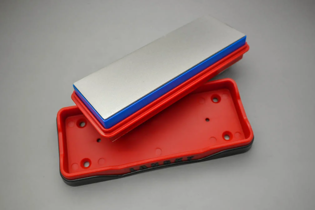 Lansky Sharpeners: 6 X 2 Double-Sided Diamond Bench Stone, COARSE / FINE