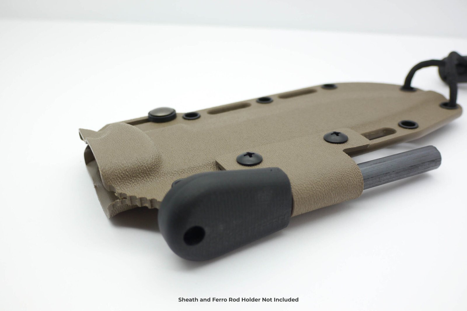 AK Firesteel Ferrocerium Rod - Earth Brown G10 Handle