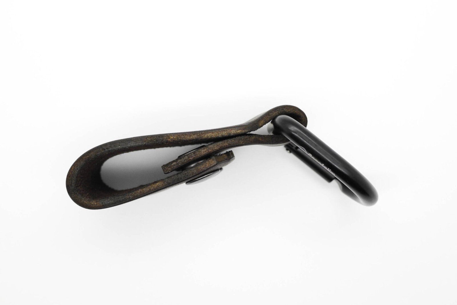 AK Swedish Dangler - Dark Brown Leather and Black D-Ring