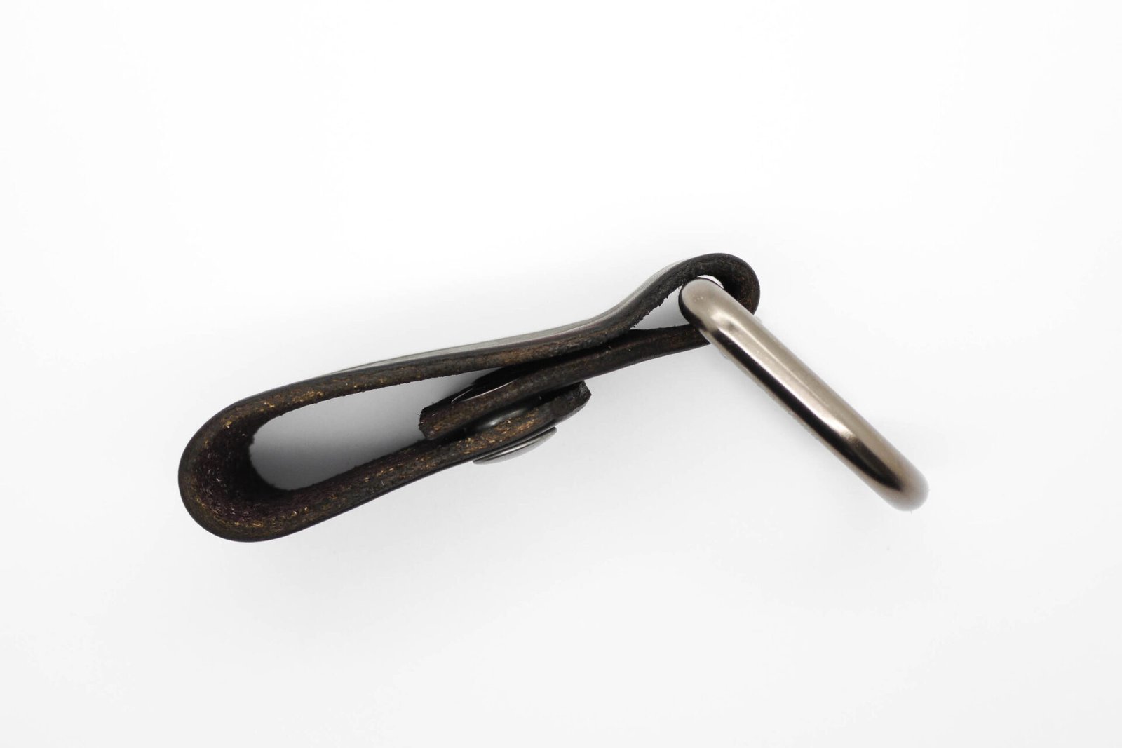 AK Swedish Dangler - Dark Brown Leather and Bronze D-Ring