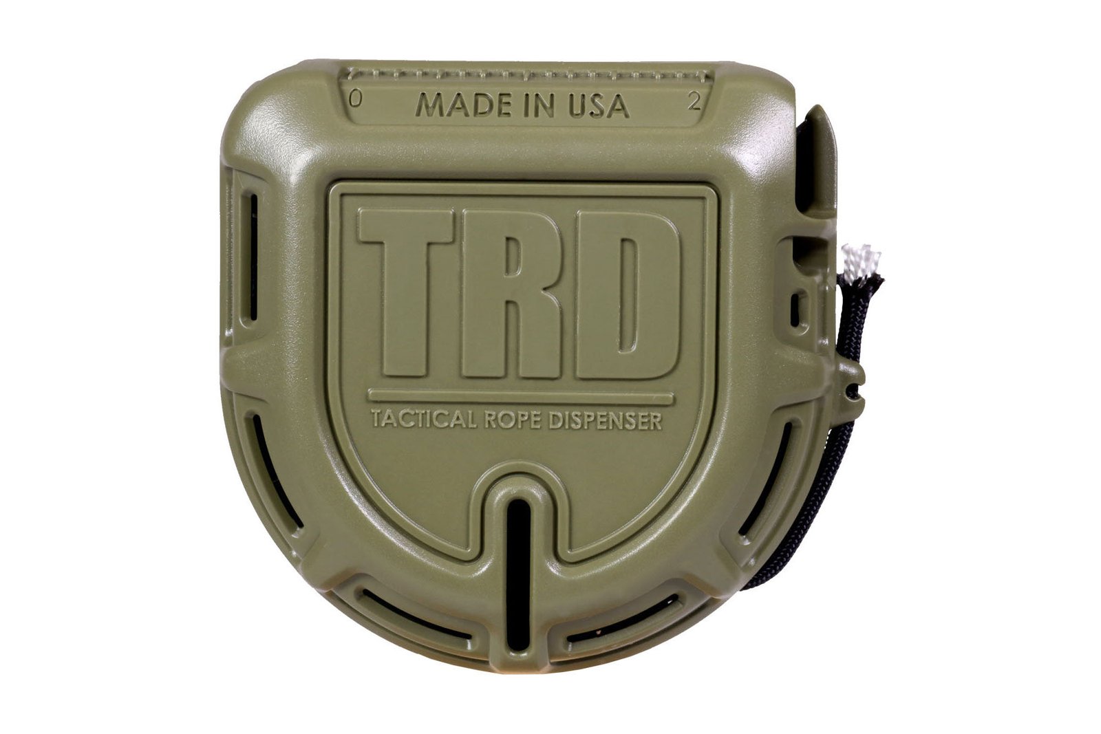 Atwood ARM TRD Tactical Rope Dispenser, 50 Ft - OD Green