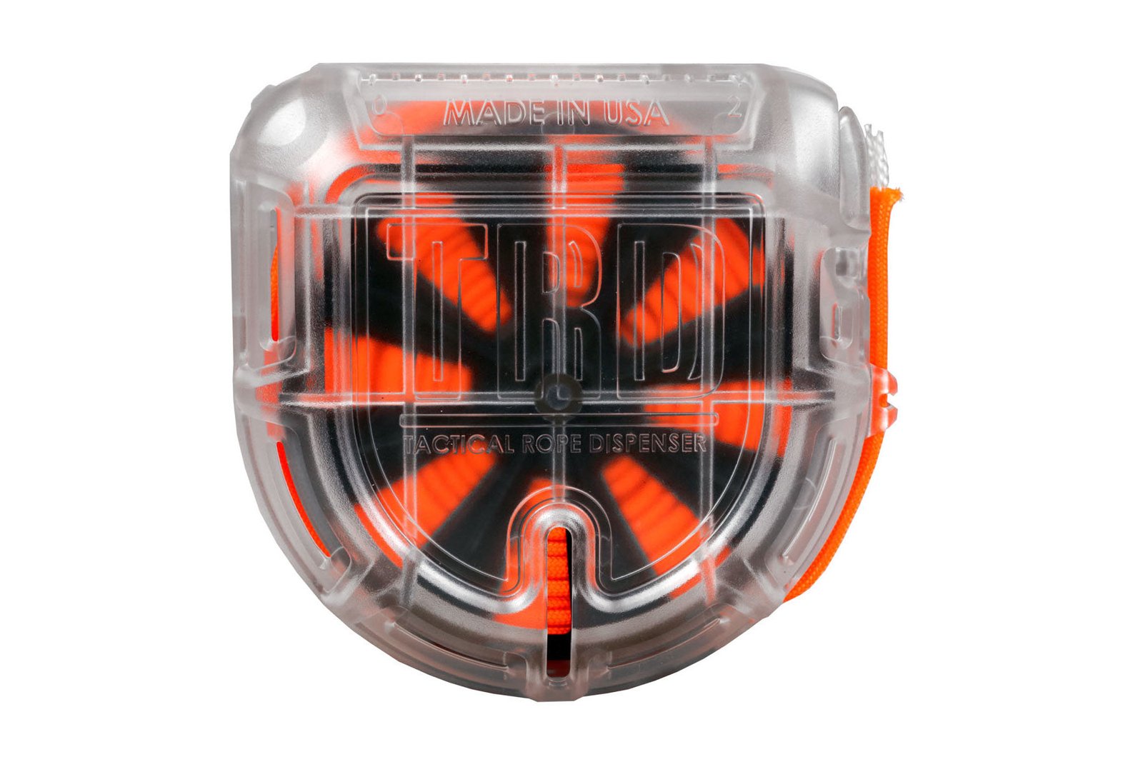 Atwood ARM TRD Tactical Rope Dispenser, 50 Ft - Clear