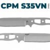 Architect® AK 6.5 Blade Only – Uncoated S35VN Steel – High Saber Grind