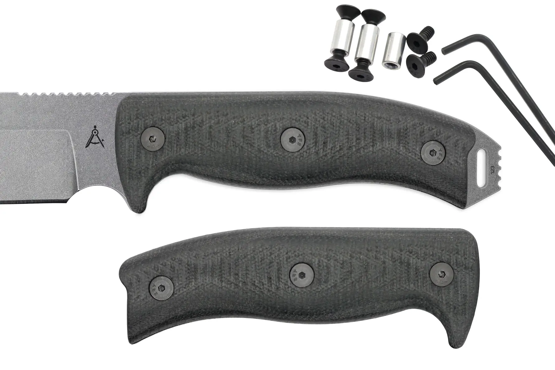 Custom Micarta knife handles