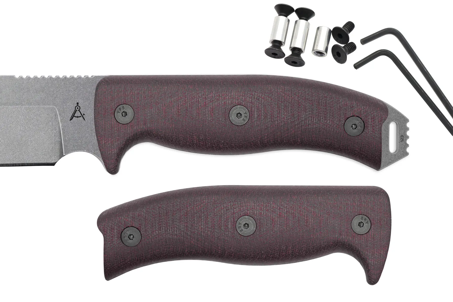 Red knife handle kit for AK 5.5