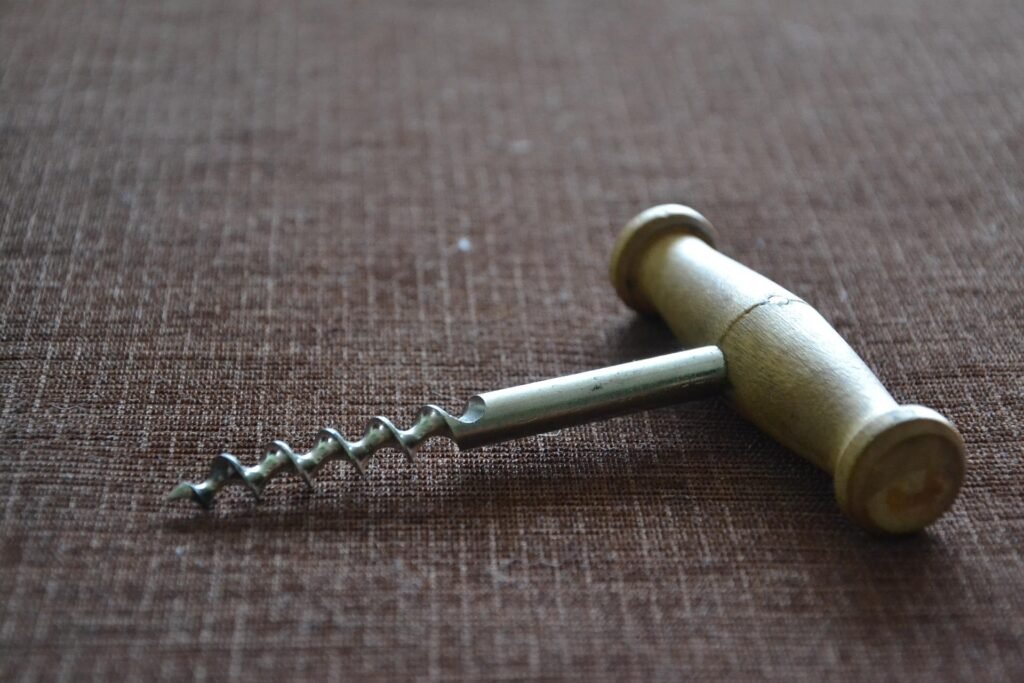 Corkscrew as an example of a sharp object